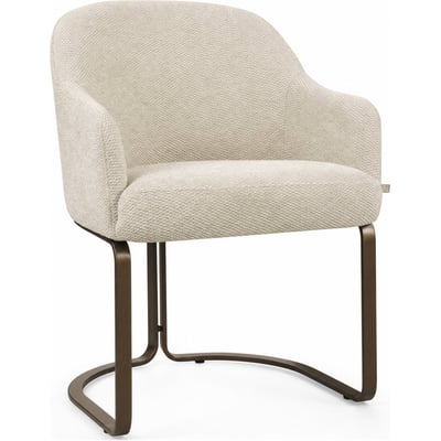 Chaise de salle à manger en tissu texturé RECOLLECTION