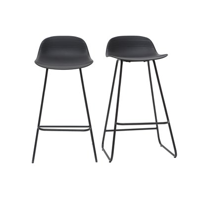 Tabourets de bar design H65 cm (lot de 2) ELLA MILIBOO
