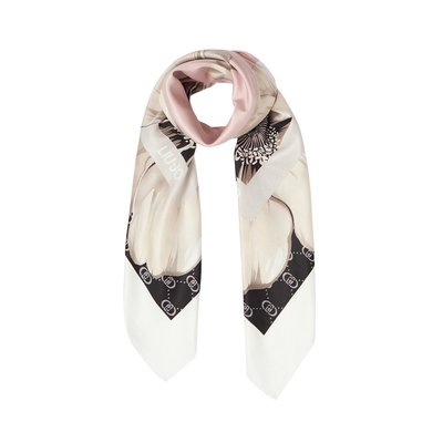 Foulard bleu à fleurs LIU JO