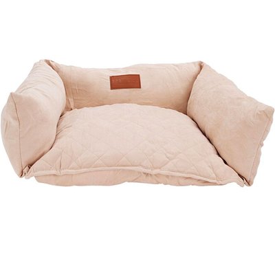 Coussin panier pour chien ou chat beige 55x42x16cm WADIGA