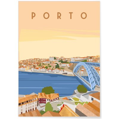 Affiche ville Porto L'AFFICHERIE