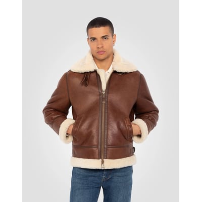 Blouson bombardier en cuir de mouton LC 1259 SCHOTT