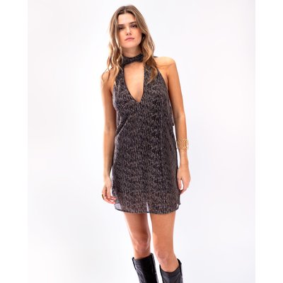 Robe courte et décolletée avec lacets LET'S MEET UP THE-ARE