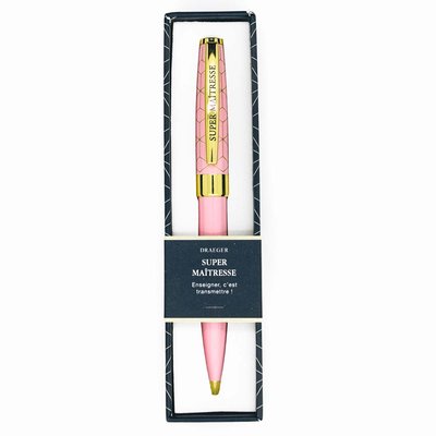 Stylo bille personnalisé SUPER MAITRESSE DRAEGER PARIS