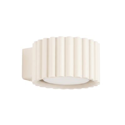 Applique murale Aluminium Beige Gx53 1 AURA EDEN