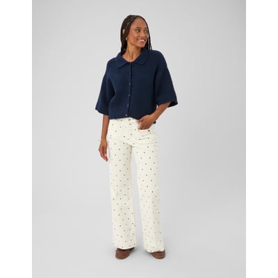 Pantalon imprimé coupe droite BZB