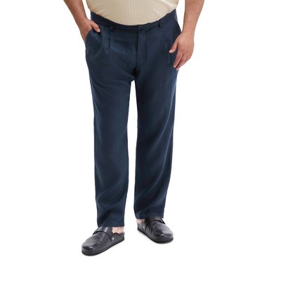 Pantalon en lin modèle Osby Jogger pleats avec ceinture élastique MARC O'POLO