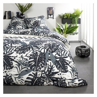 Parure de lit coton 2 personnes imprimé jungle SUNSHINE TODAY