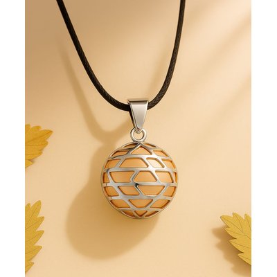 Bola de grossesse Eva Doré or rose fin Rhodium CACHE COEUR
