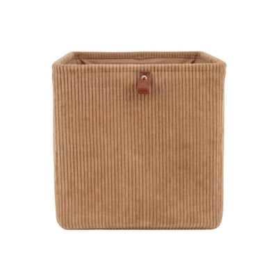 Cube de rangement en velours 31x3cm ORNAMI