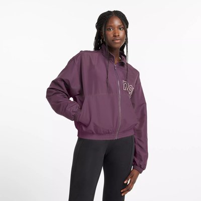 Color Blocked Graphic Woven Jacket Veste col montant manches longues. NEW BALANCE