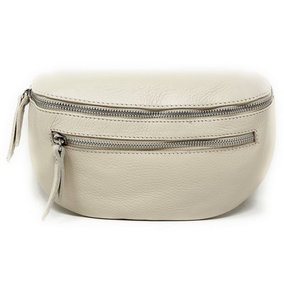 Sac banane en cuir grainé LOU-ANN OH MY BAG