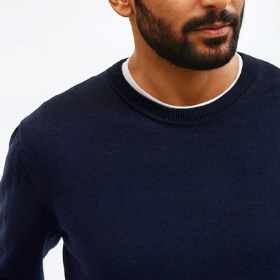 Pull laine mérinos Signature, BASTIEN LA REDOUTE COLLECTIONS