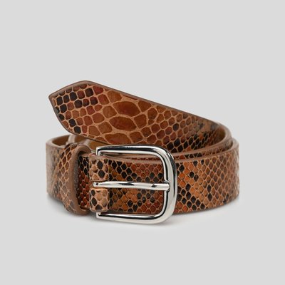 Ceinture en peau de serpent La Redoute