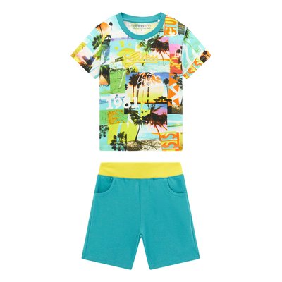 Ensemble T-Shirt Et Short Imprimé GUESS KIDS