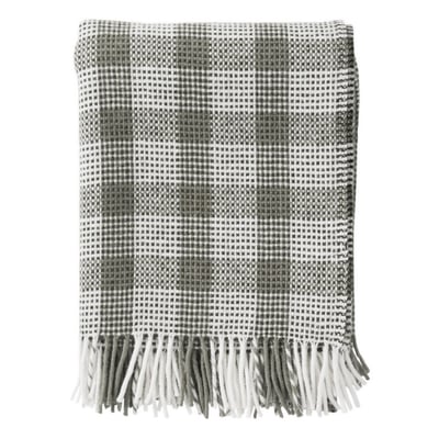 Plaid à carreaux laine agneau  HAMPTON KLIPPAN