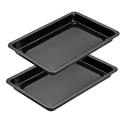 Lot de 2 plats de cuisson pizza au four DR OETKER