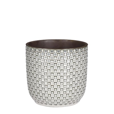 Cache-pot texturé Ø19 cm DAAN MICA DECORATIONS