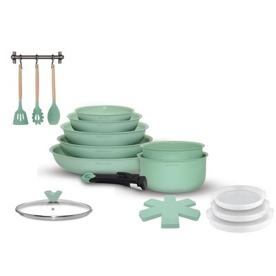 Batterie de cuisine 18 pièces en aluminium ARTHUR MARTIN
