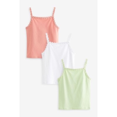 Débardeurs liseré à pâquerettes, lot de 3 NEXT
