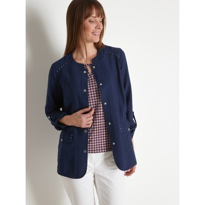 Veste saharienne encolure ronde DAXON