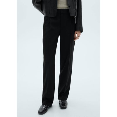 Pantalon droit pinces MANGO