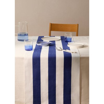 Chemin de table coton rayures bicolores MANGO HOME