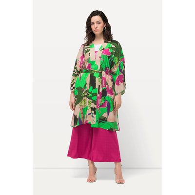 Kimono avec manches 3/4. Imprimé palmiers ULLA POPKEN