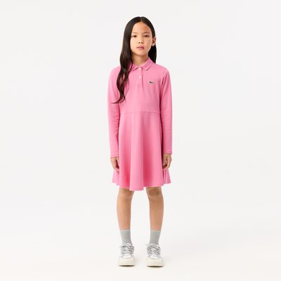 Robe manches longues en Piqué stretch LACOSTE