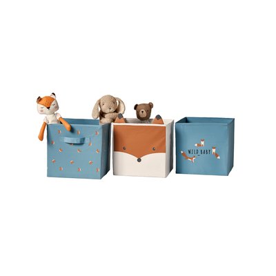 Lot de 3 bacs de rangement BABY FOX VERTBAUDET