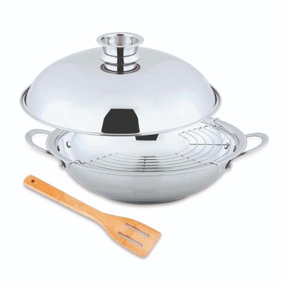 Wok 32cm - 4 pièces LAGUIOLE CUISSON