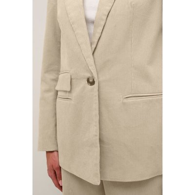 Veste velours cotele beige femme La Redoute