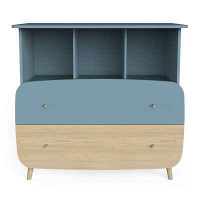 Commode 2 tiroirs et 3 niches L96 cm - FIRMIANA CALICOSY