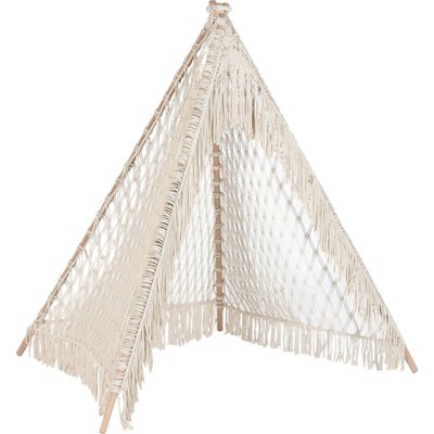 Tipi enfant coton naturel macramé esprit scandinave cosy RECOLLECTION