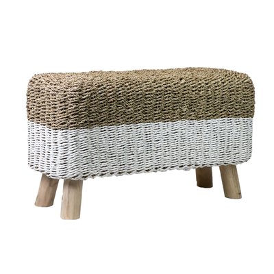 Banc en corde et bois COCOONING HYDILE