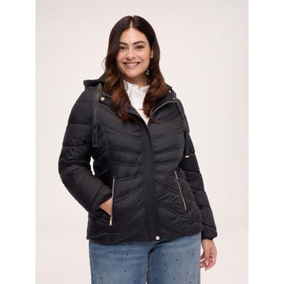Veste matelassée courte à motif vagues FIORELLA RUBINO