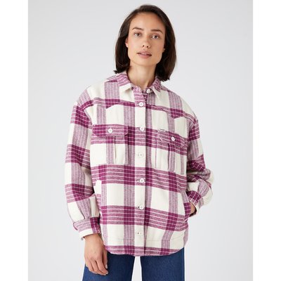Sobrecamisas cuadros mujer La Redoute
