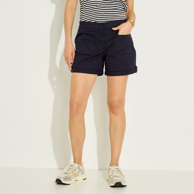 Short uni à revers GRAIN DE MALICE