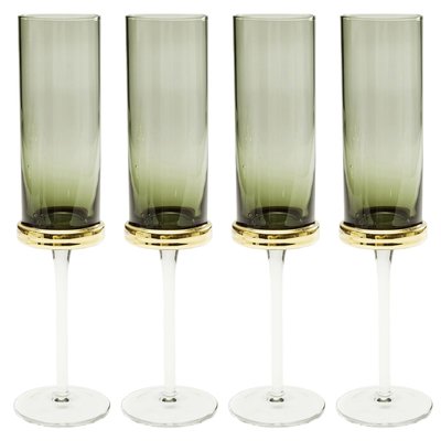 Lot de 4 flûtes à champagne, INNOCENT KARE DESIGN