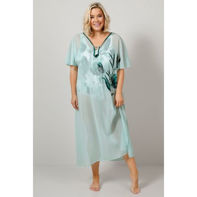 Caftan oversized légèrement transparent avec ULLA POPKEN