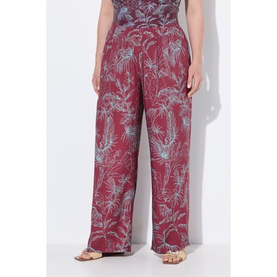 Pantalon palazzo imprimé jungle ULLA POPKEN