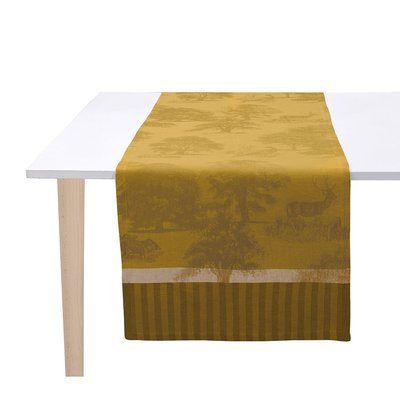 Chemin de table en Lin, SOUVERAINE LE JACQUARD FRANCAIS