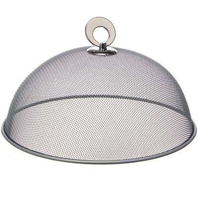 Cloche alimentaire en métal chromé 25x25x9.5cm WADIGA
