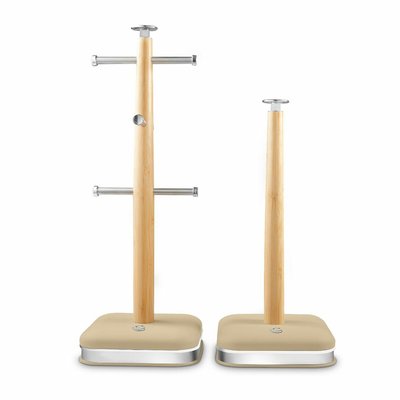 Nordic 6-Mug Tree & Kitchen Roll Holder Set SWAN