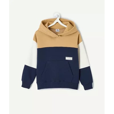 Kapuzen-Sweatshirt aus Molton im Colorblock-Design TAPE A L'OEIL