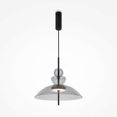Suspension design en verre forme dôme NORA PIER IMPORT