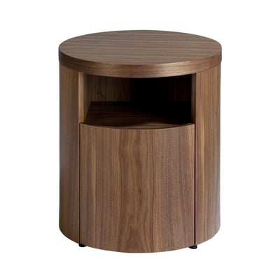 Table de chevet en noyer ANGEL CERDA
