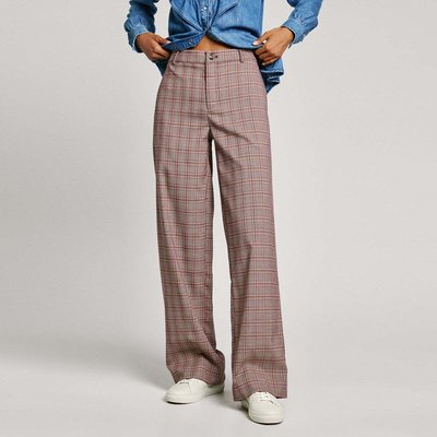 Pantalon Large À Carreaux PEPE JEANS