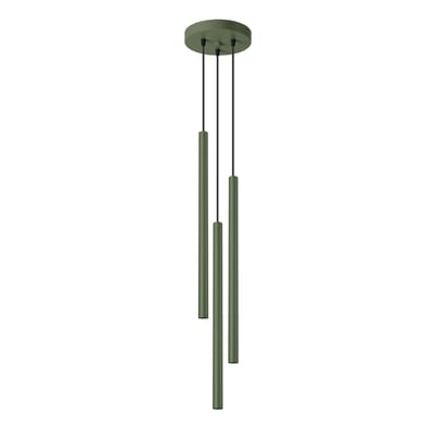 Suspension Acier Vert Olive G9 3 Pastelo EDEN
