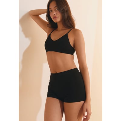 Soutien-gorge brassière sans coutures en coton biologique AMANDE ETAM